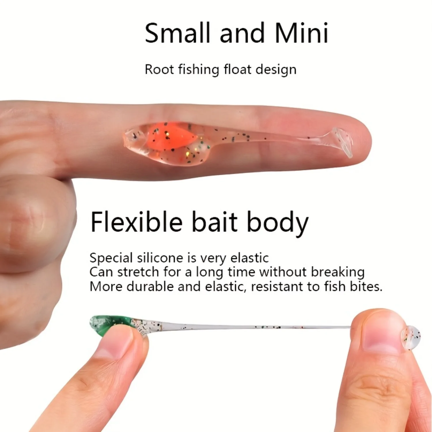 37 шт. Набор мини-рыболовных приманок премиум-класса — Яркие воблеры с Т-образным