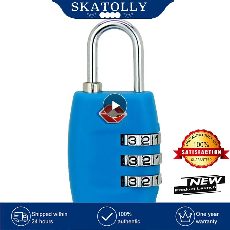 

1~10PCS Digits TSA Steel Wire Lock Combination Padlock Customs Code Lock Anti-theft Travel Abroad Luggage Bag Suitcase Trolley