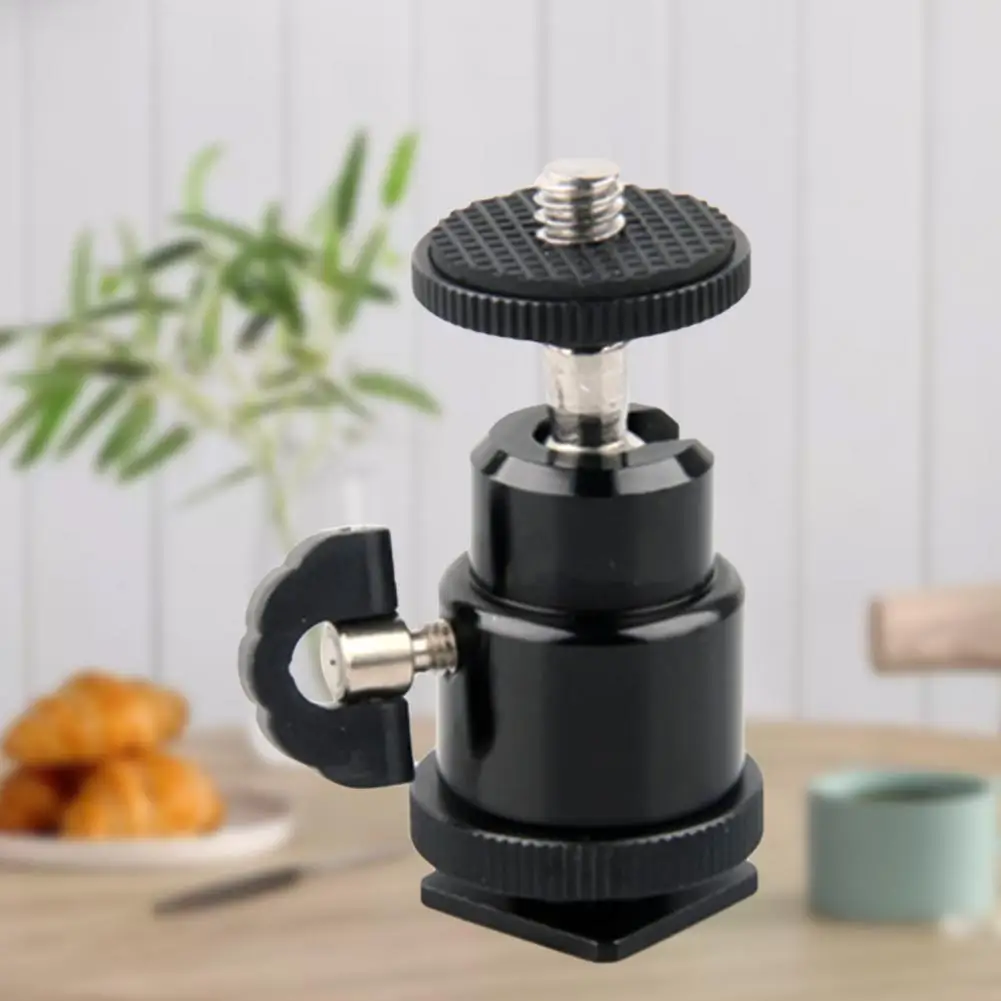 

Useful Ball Head Portable Anti-skid Lightweight Ball Joint Tripod Adapter