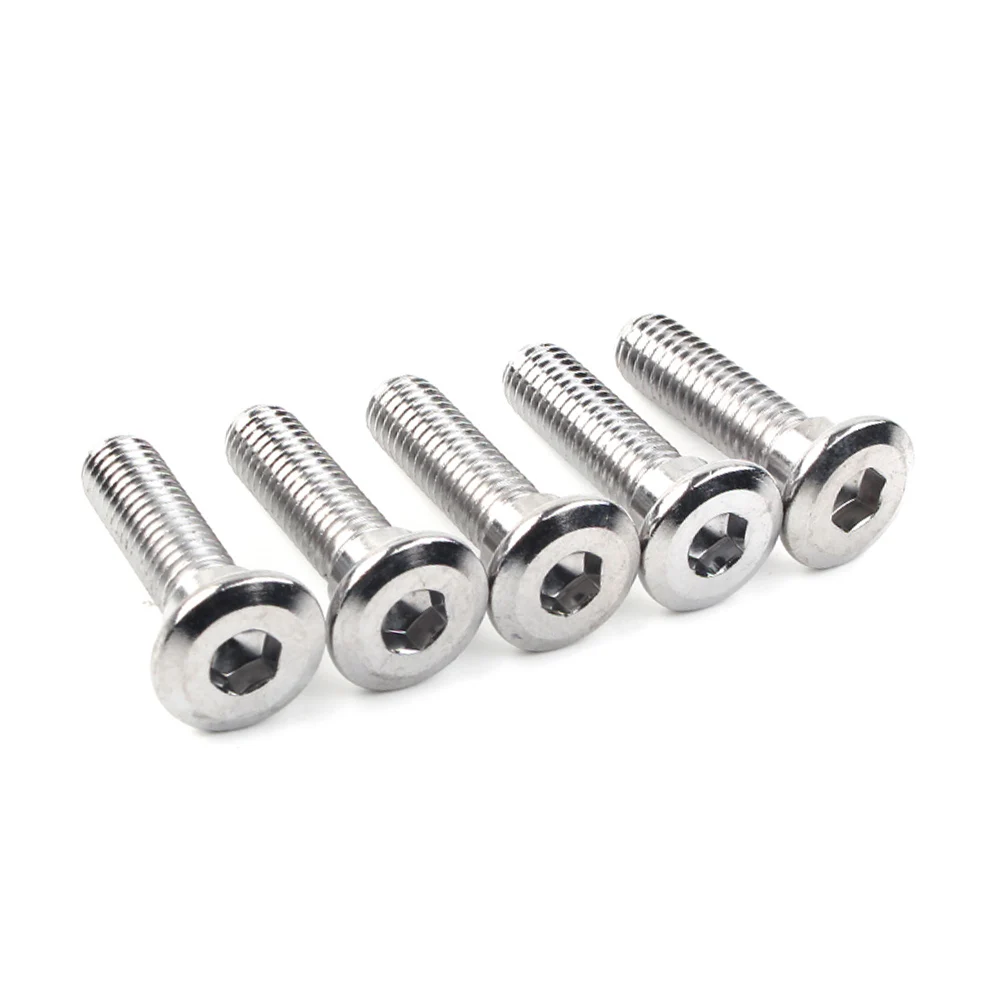 

5Pcs M8x30 mm Steel Bolts Ti Hex Socket Disc Brake Rotor Screws Fasteners For Kawasaki Ninja 300 ZX7R ZRX1100