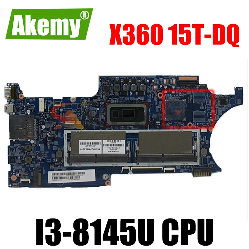 

For HP PAVILION X360 15t-dq 15-DQ Laptop Motherboard L50971-601 L50971-501 L50971-001 18741-1 448.0GC02.0011 i3-8145U