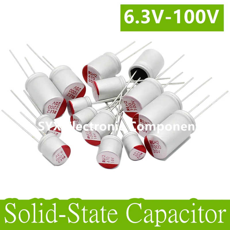 10 pièces condensateur solide polymère 16V 47uF 100uF 220uF 270uF 470uF 330uF 680uF 1000uF 2200uF condensateur électrolytique solide DIP 502 10 pièces condensateur solide polymère 16V 47uF 100uF 220uF 270uF 470uF 330uF 680uF 1000uF 2200uF condensateur électrolytique solide DIP 502