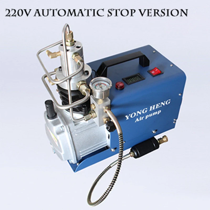 

110v/220v 300BAR 30MPA 4500PSI High Pressure Air Pump Electric Air Compressor for Pneumatic Airgun Scuba Rifle PCP Inflator