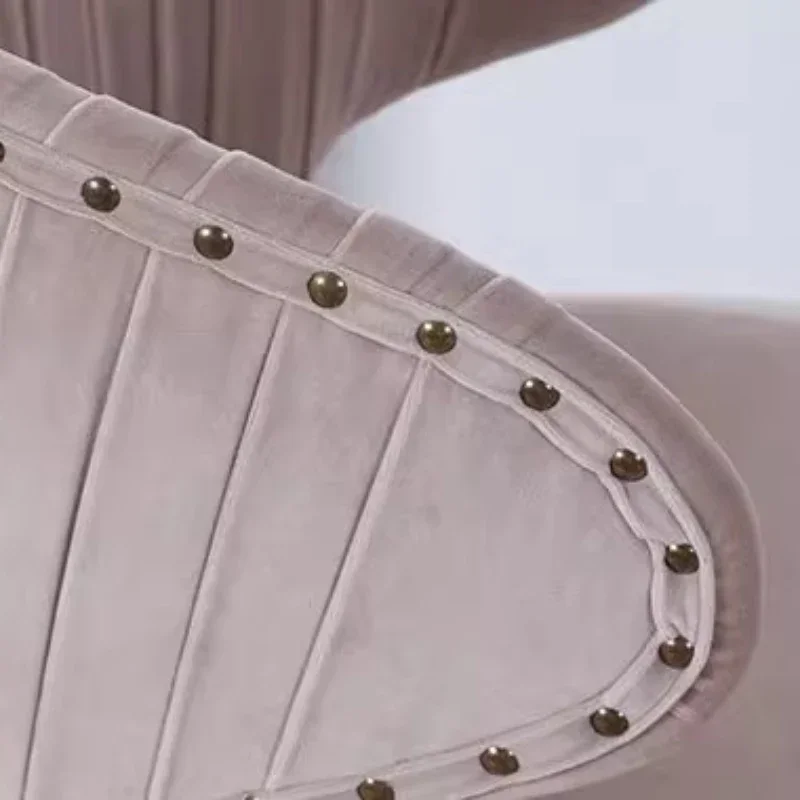 Домашний высокий табурет барная стойка стул для приема спинка бархатный барный