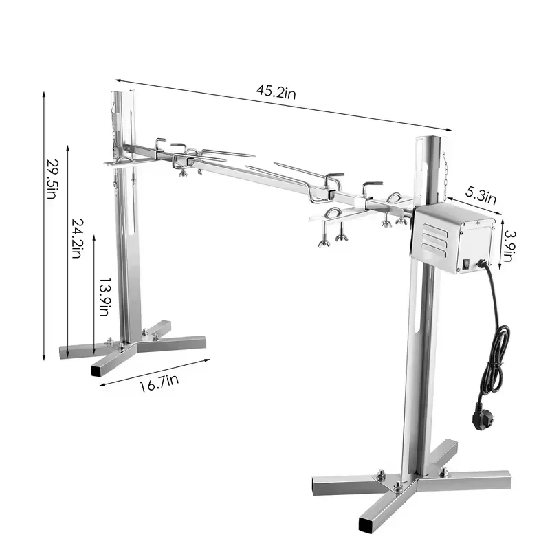 Домашний электрический мотор из нержавеющей стали автоматический вращающийся