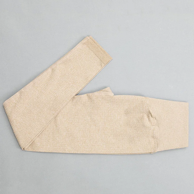 Seamless Yoga Pants Women Ribbed High Waist Fitness Workout Sports Leggings Push Up Running Trousers Tights Women Gym Clothing