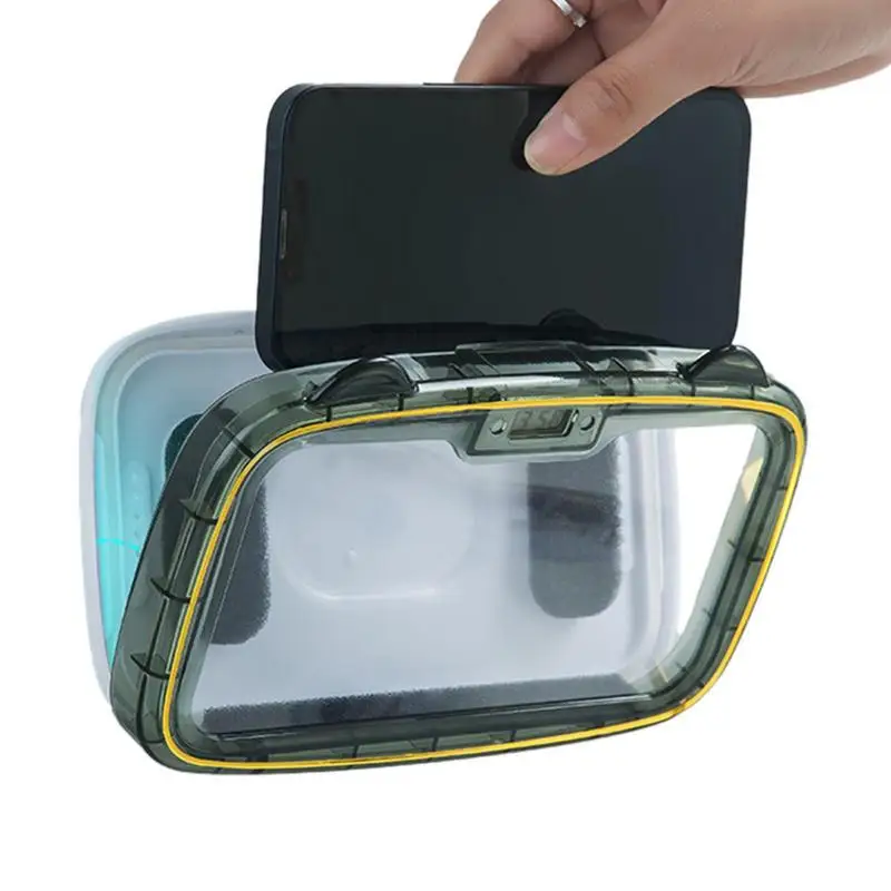 

Shower Phone Holder Anti Fog Rotation Shower Phone Case Phone Holder Wall Mount Shelf Waterproof Wall Mount Phone Stand For