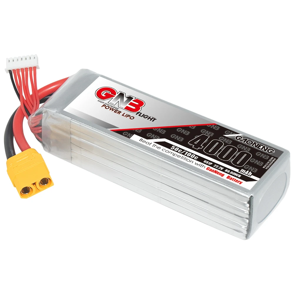 Gaoneng GNB 6S 22.2V 4000mAh 50C XT90