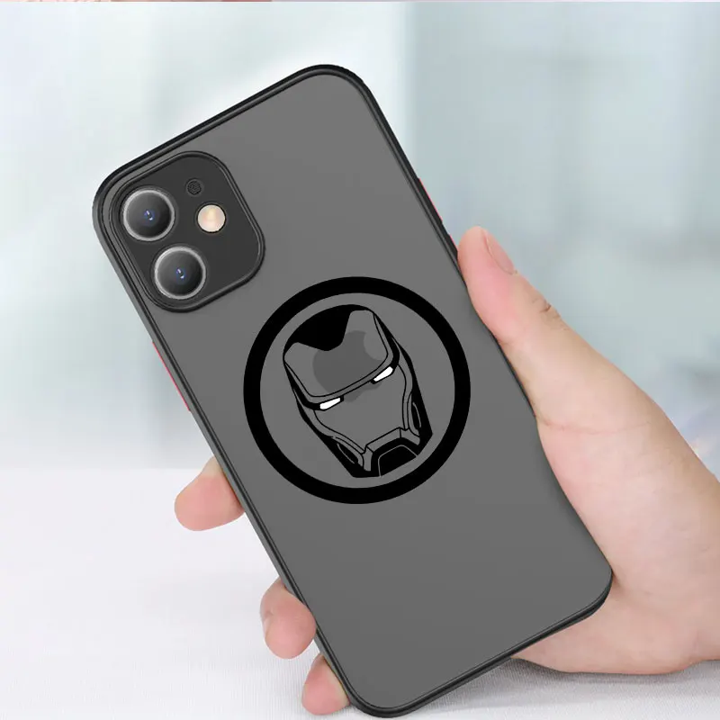 Чехол Coque для iPhone 13 Pro Max SE 6S 8 Plus X XS 12 Mini XR 7 11 + 6 13Mini 12Pro Capa Marvel Thor Ironman противоударный |