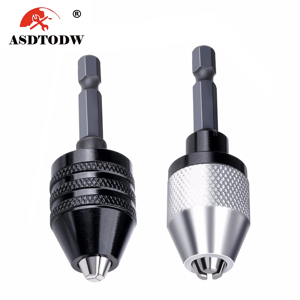 Бесключевой Сверлильный Патрон Отвертка ударный Драйвер адаптер 1/4