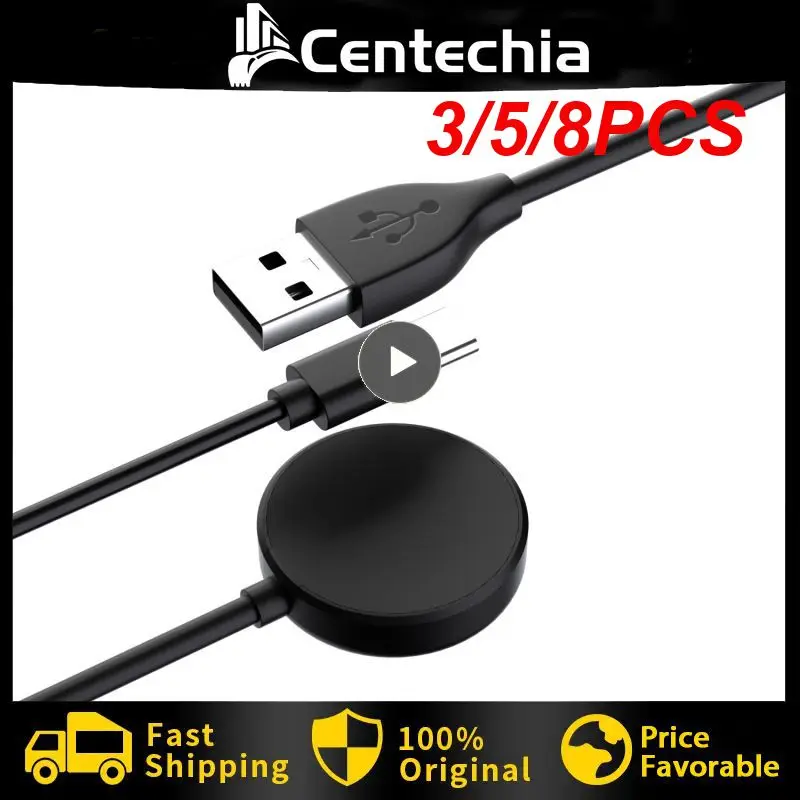 

3/5/8PCS Abs Fast Charging Charging Cable Smooth Macsafe Station Compac Magnetic Wireless Charger Usb 1m Long Service Life