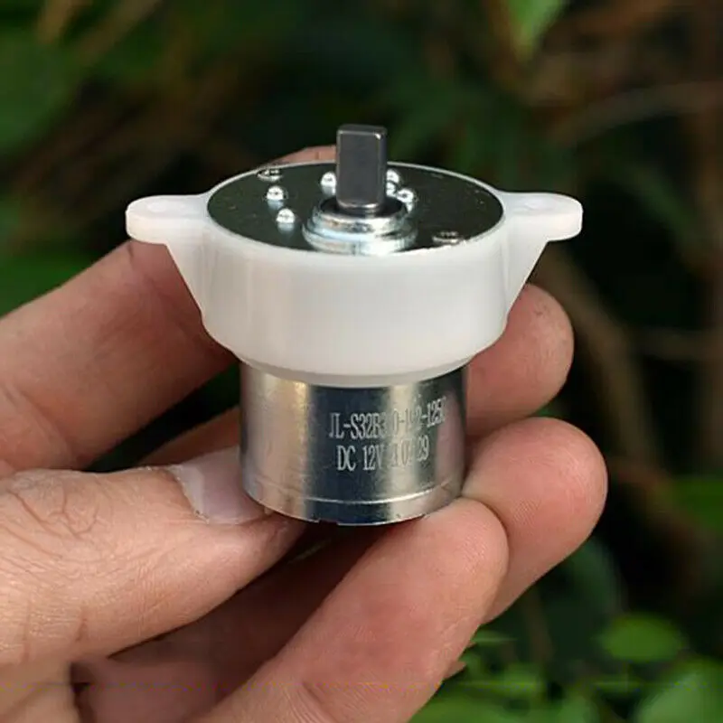 32 мм DC 3V 6V 9V 12V 54 об/мин медленное снижение скорости маленькая металлическая фотография