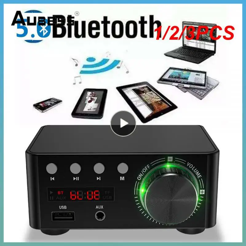 

1/2/3 шт. мини аудио HiFi 5.0 усилитель класса D Tpa3116 цифровой усилитель 50 Вт * 2 домашний аудио автомобиль морской USB/AUX вход