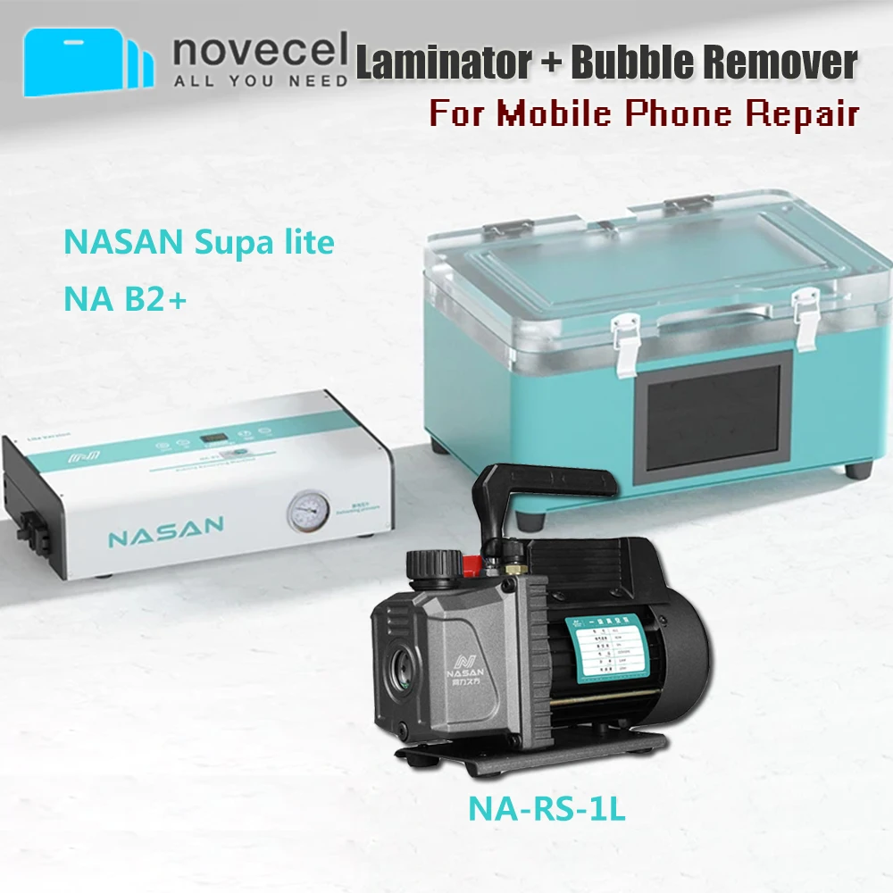 NASAN NA-Supa Lite Mini LCD Laminate Machine B2+ Bubble Remover No Need Air Compressor For 7inch Flat Curved Phone Screen Repair