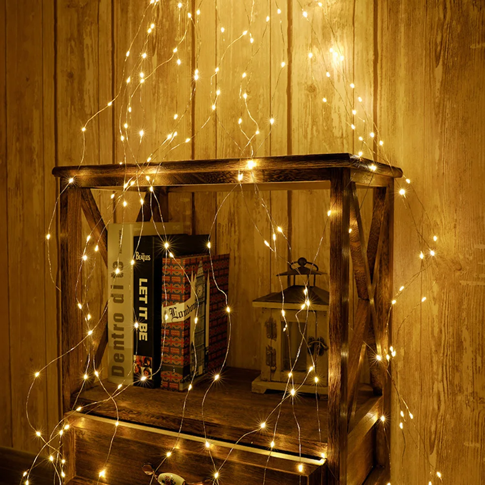 

Fantasy 200 LEDs Vines Lights String for Christmas Wedding Holiday Party Decor Xmas Party Home Holiday Decoration