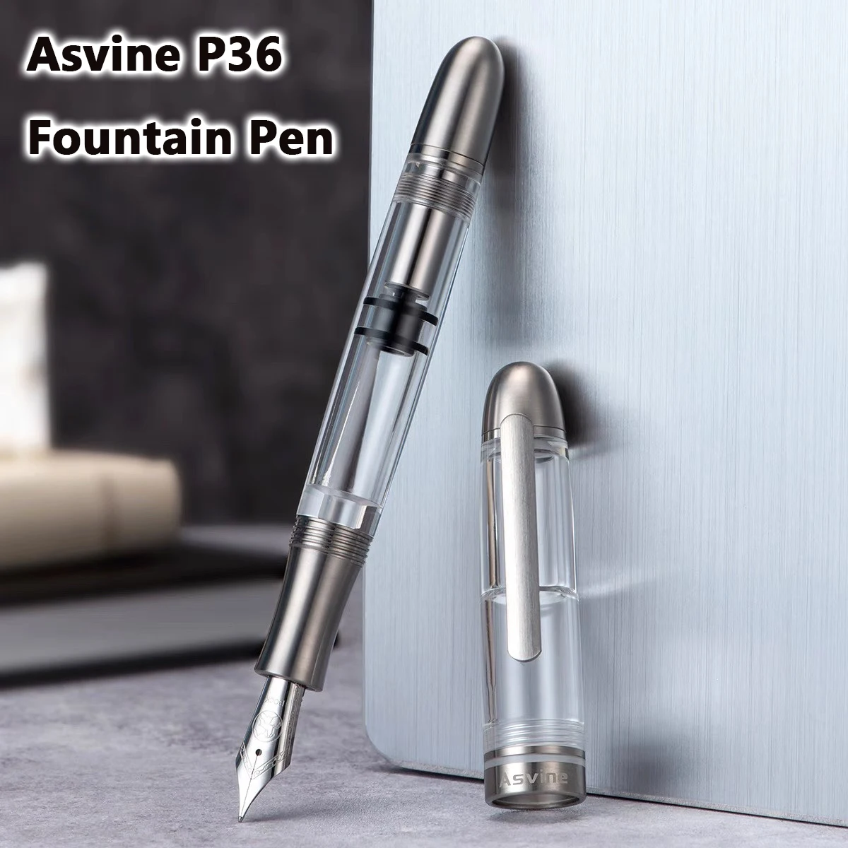 5/1 шт. Asvine P36 перьевая ручка с поршневым наполнением EF/F/M перо титановая акриловая