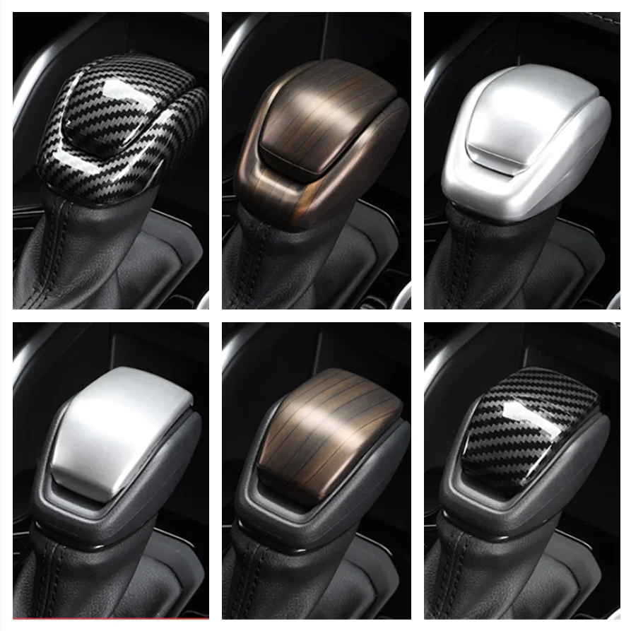 

For Toyota Harrier Venza 2020 2021 Accessories Gear Shift Head Cover Trim Handle Catch Knob Lid Cap Sticker Decoration