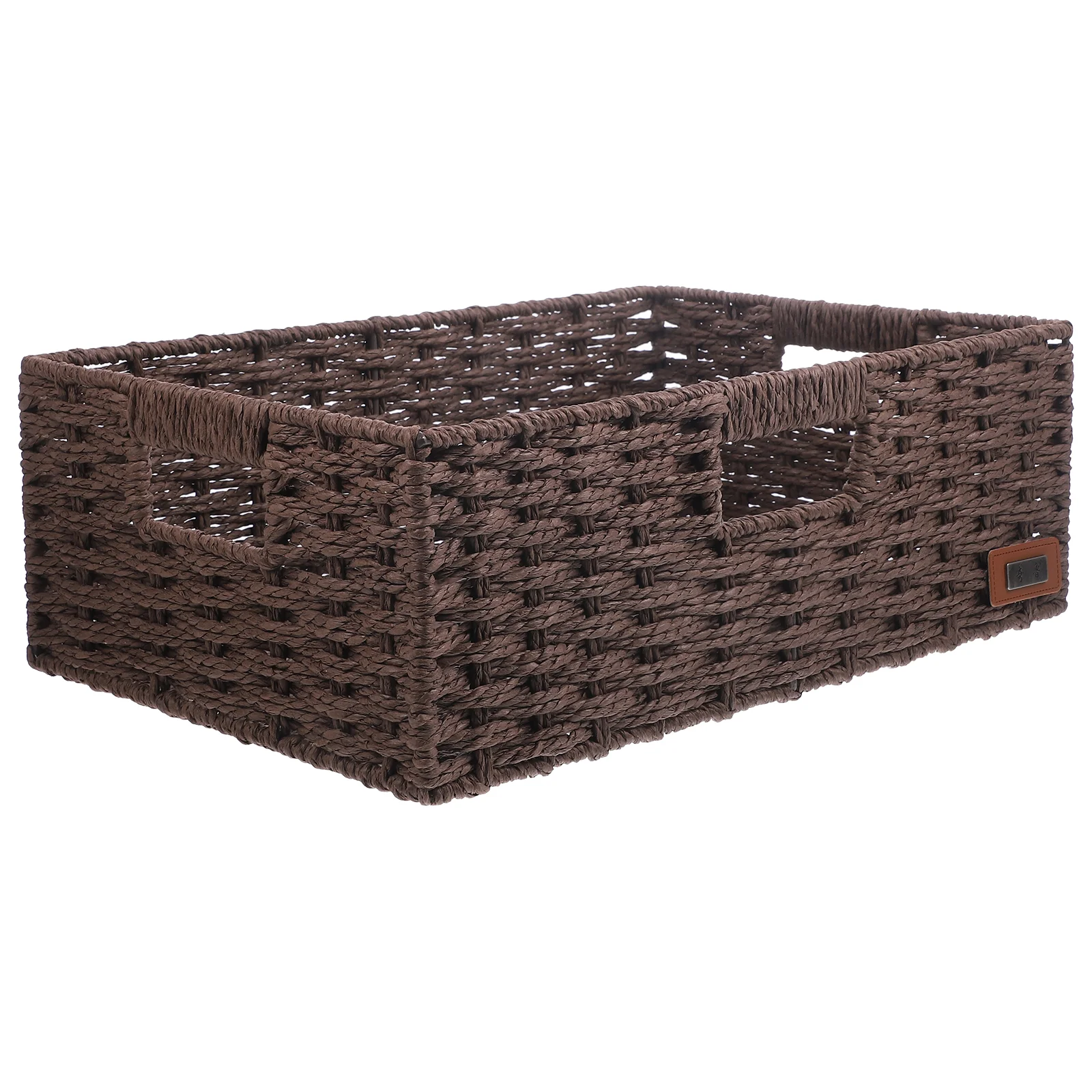 

Hollow Handle Storage Basket Tabletop Large Capacity Sundries Finishing Basket