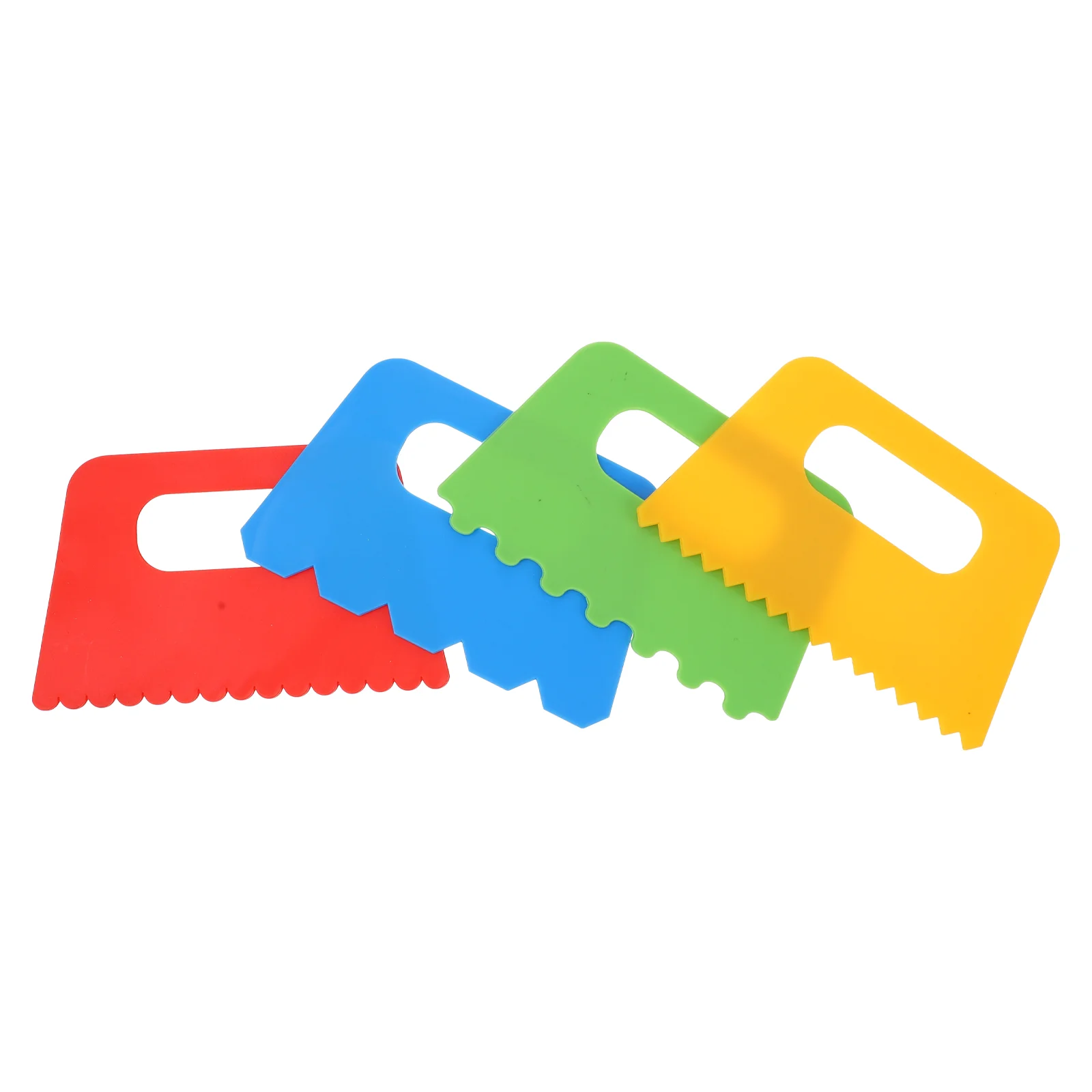 

4 Pcs Clay Graffiti Brush Painting Tool Scraping Brushes Drawing Child