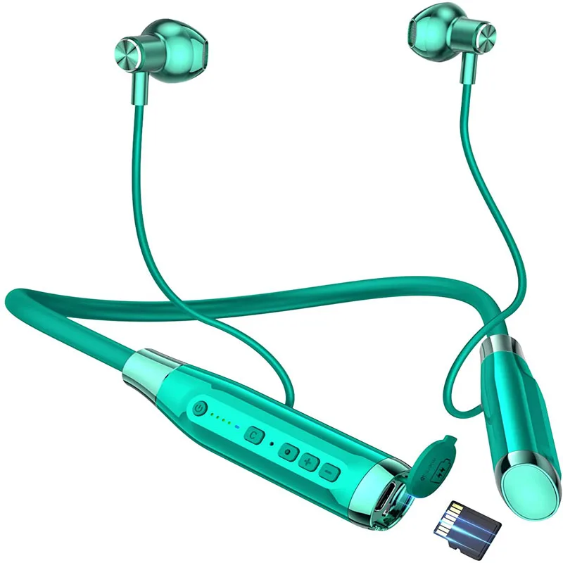 

Bluetooth-гарнитура A12 с подвесной шеей, ультра-долгий режим ожидания, полупроводниковая Беспроводная Спортивная карта