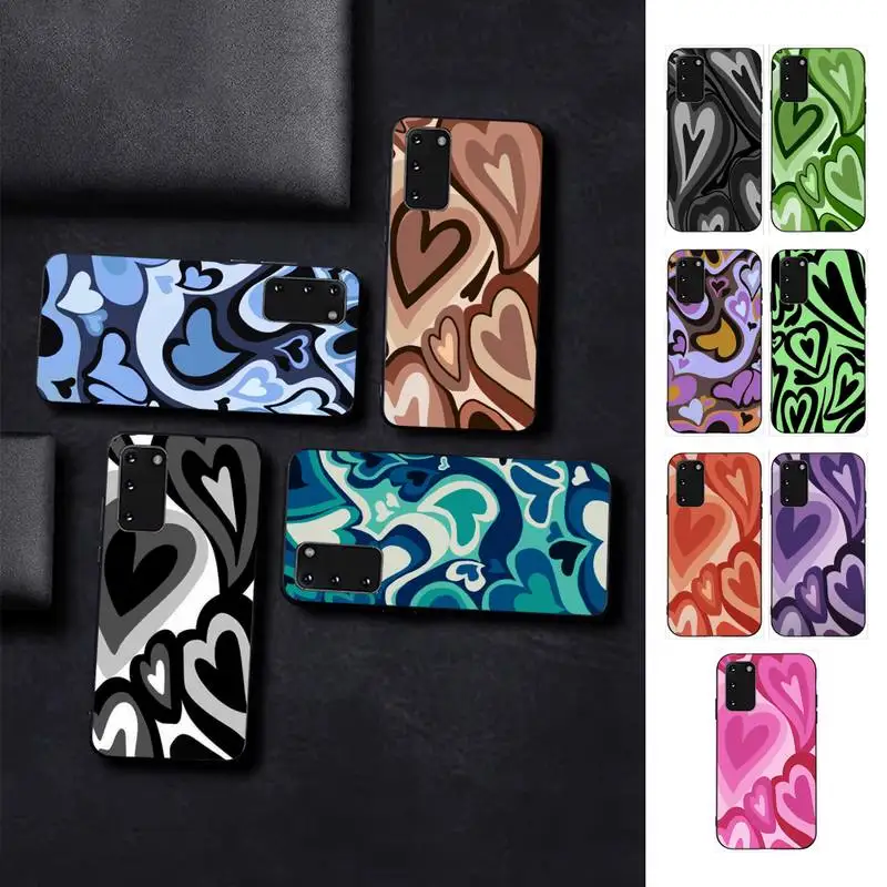 

Love Heart Phone Case for Samsung S10 21 20 9 8 plus lite S20 UlTRA 7edge