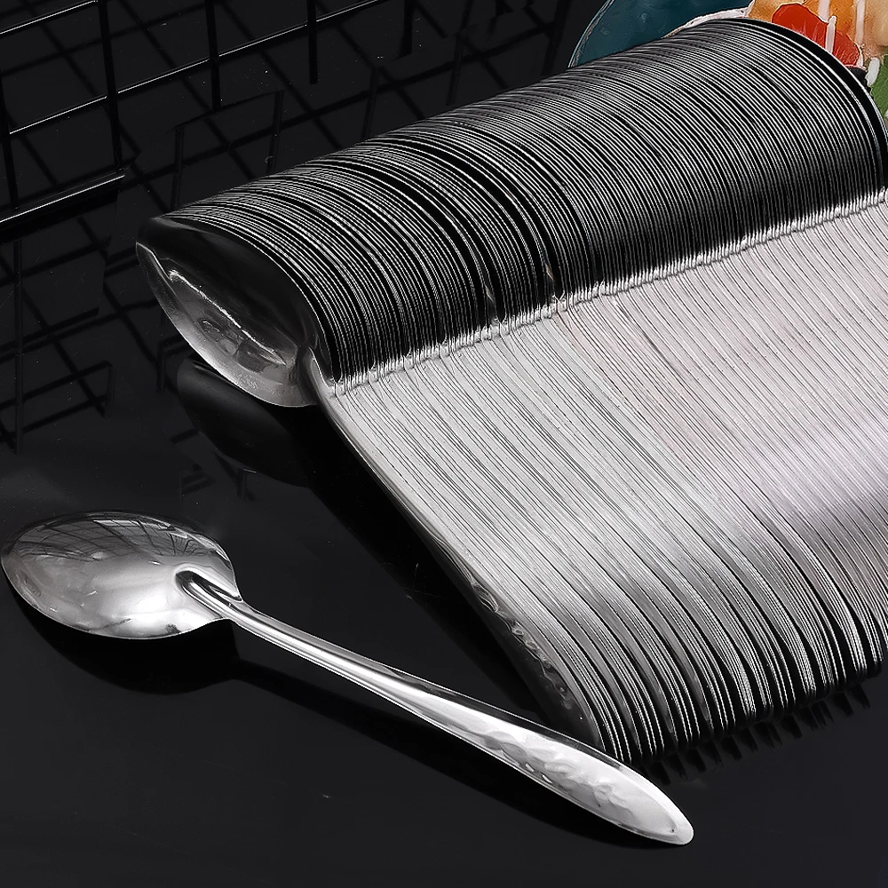 5/10 шт. столовые приборы из нержавеющей стали