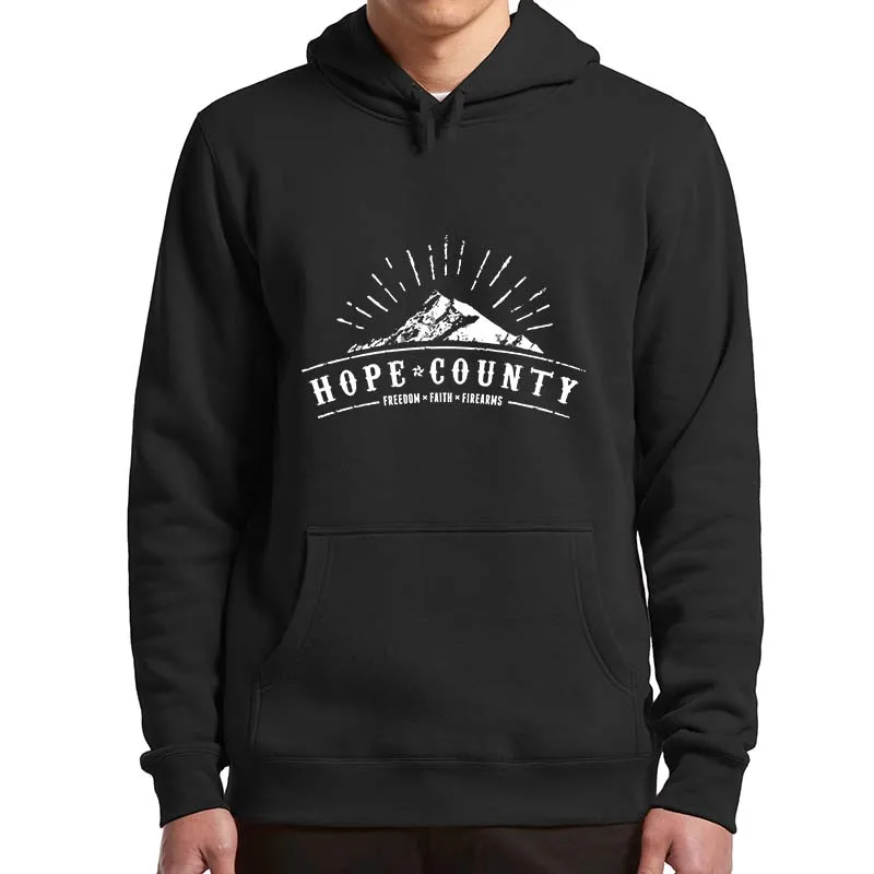 

Far Cry 5 Sweatshirt Montana Hope County Hoodie Freedom Faith Firearms Classic Shooter Video Games Pullover