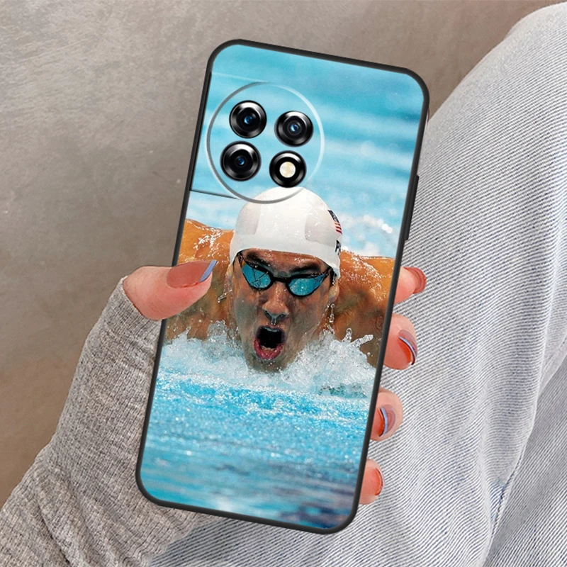 Фото Чехол для плавания Michael Phelps для OnePlus Nord 4 3 CE 2 Lite N20 N10 N30 OnePlus 8T 10T 13 13R 12 12R 11 10 Pro №3