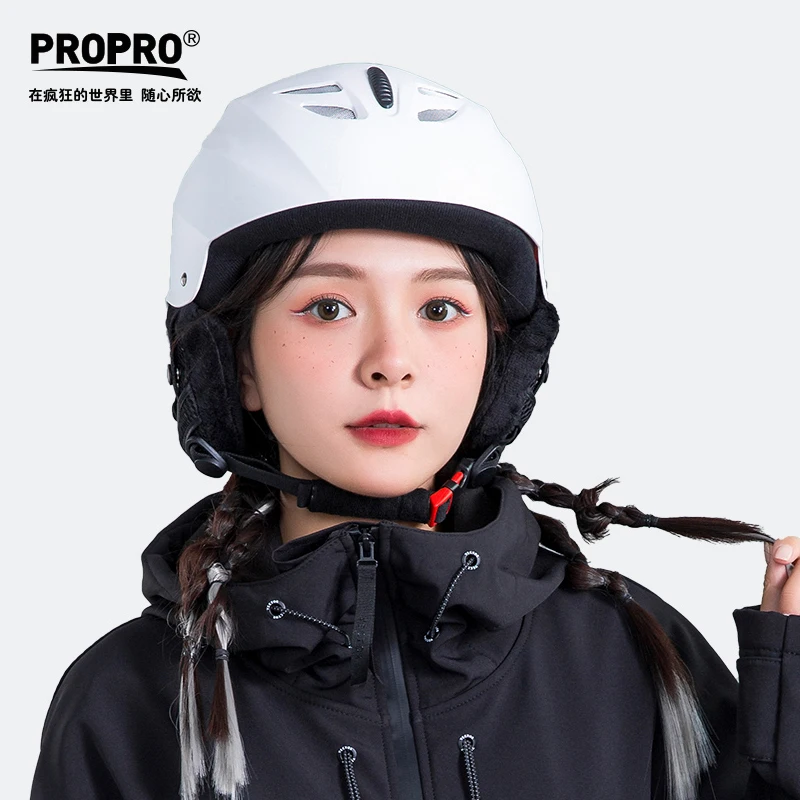 Легкий лыжный шлем PROPRO с защитным цельнолитым шлемом для сноуборда