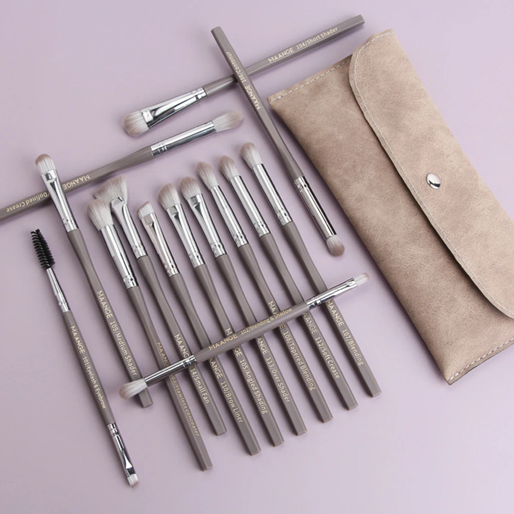 

Прямые продажи с фабрики, 14 Шестигранная сетка, Профессиональный набор кистей для макияжа глаз, инструменты для макияжа, кисть для теней, ресниц и бровей