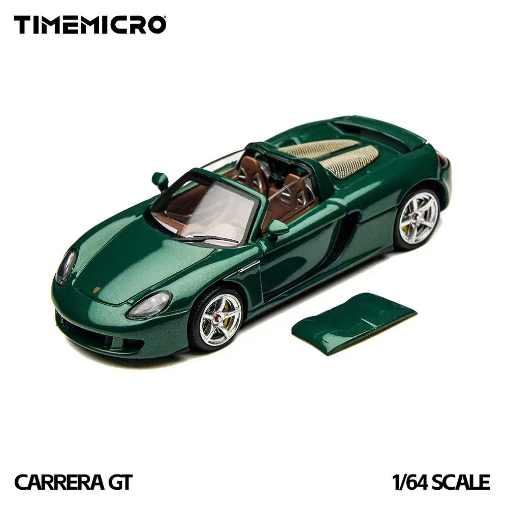 Фото Модель британского гоночного автомобиля TimeMicro1:64, зеленая, с имитацией покраски, из сплава, для хобби, коллекций и демонстрации №1