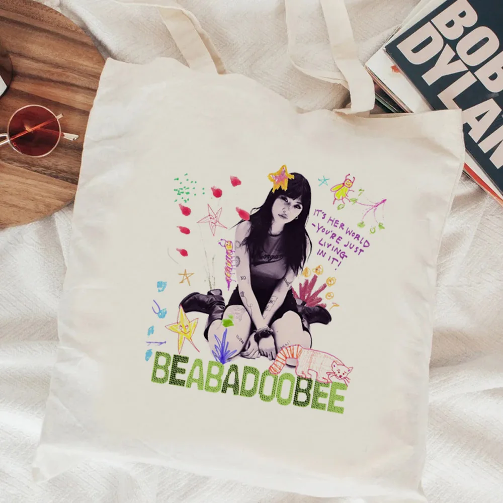 Beabadoobee сумка для покупок из джута Экологически чистая многоразовая