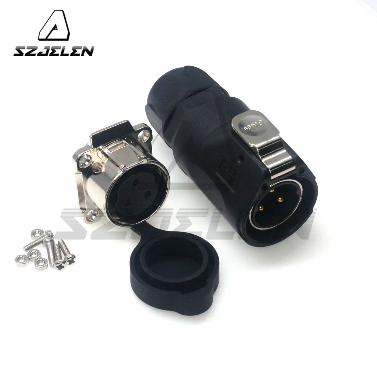 

XHP28 Series 3Pin Waterproof Connector 28mm Square Panel Mounted Socket and Plug are Applicable to Aviation Industry