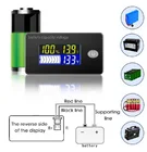 Литий-ионный аккумулятор Lifepo4 свинцово-кислотный Батарея Ёмкость индикатор 12V 24V 36V 48V 60V 72 Дисплей ЖК-дисплей вольтметр Температура метр тестер JS-C35