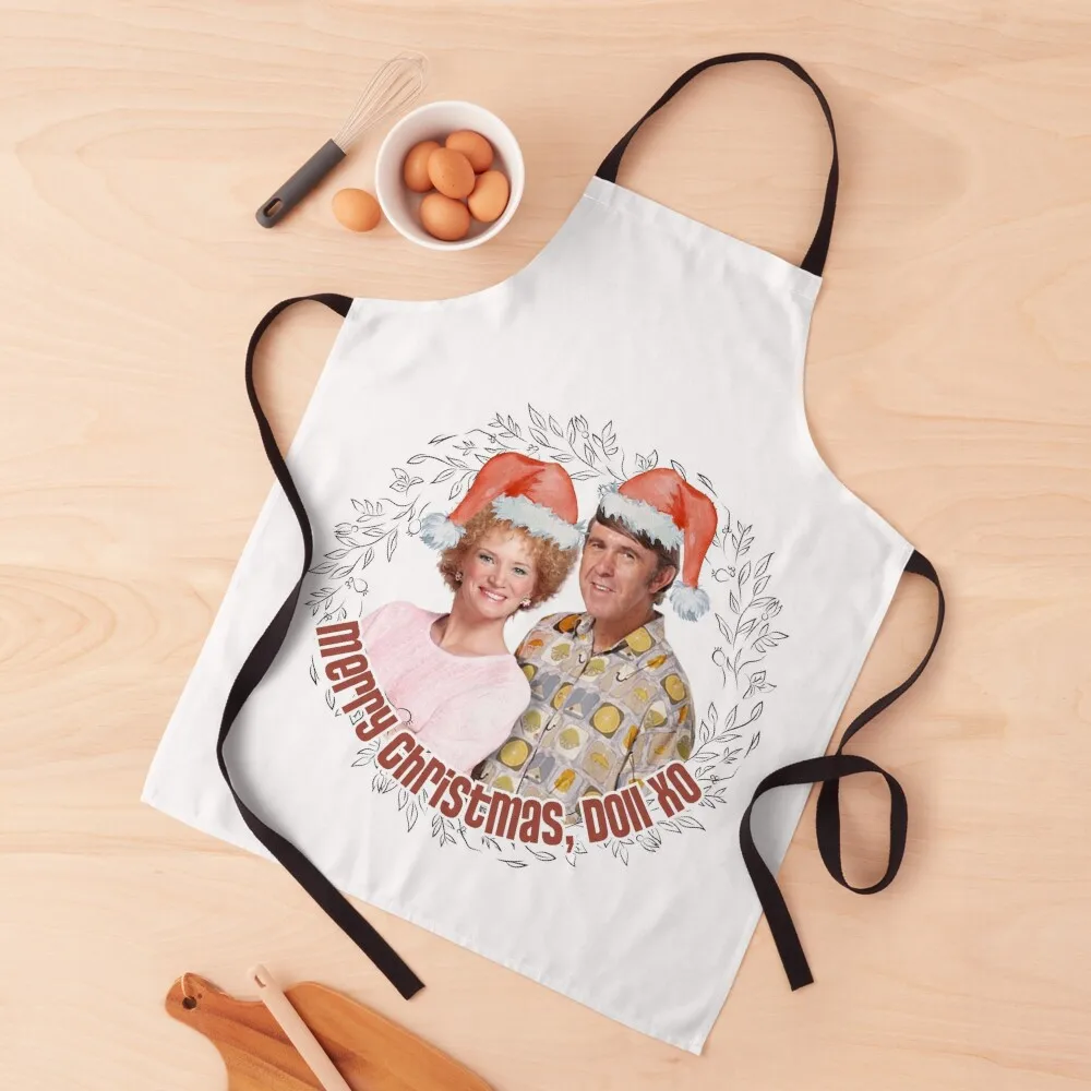 Кэт и Ким: Кел -- С Рождеством фартук для куклы XO