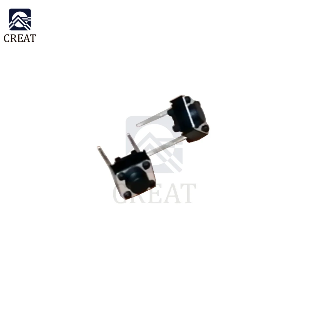 100 шт./лот 2-контактная панель PCB мгновенный тактовый кнопочный переключатель 6x6x4 3