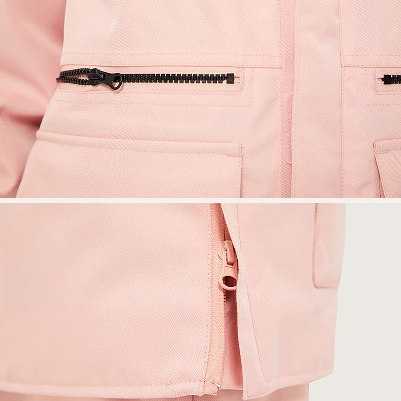 Спортивная уличная женская зимняя куртка Теплая мужская лыжная с капюшоном