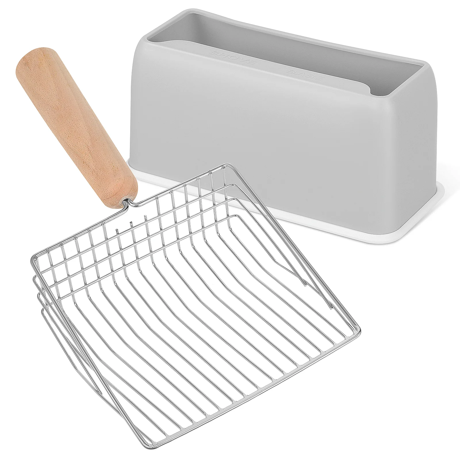 Инструмент для очистки кошачьего туалета совок домашних животных металлический