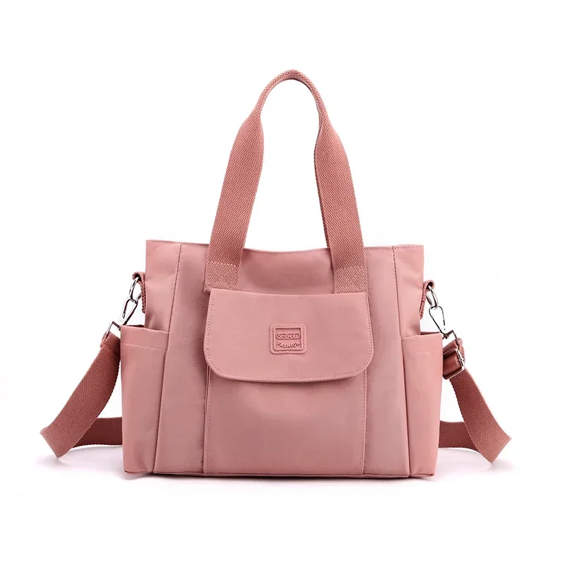 

Tote Handbag Shoulder Bag for Women Nylon Waterproof Large Capacity Shopping CrossBody Bag Ladies Messenger Bag