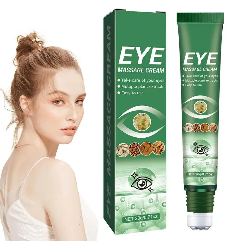 

Eye Cream Relieve Eye Dry Fatigue Care Ointment Natural Herbal Extracts Moisturizing Lubricant Eye Ointment For Adults 20g