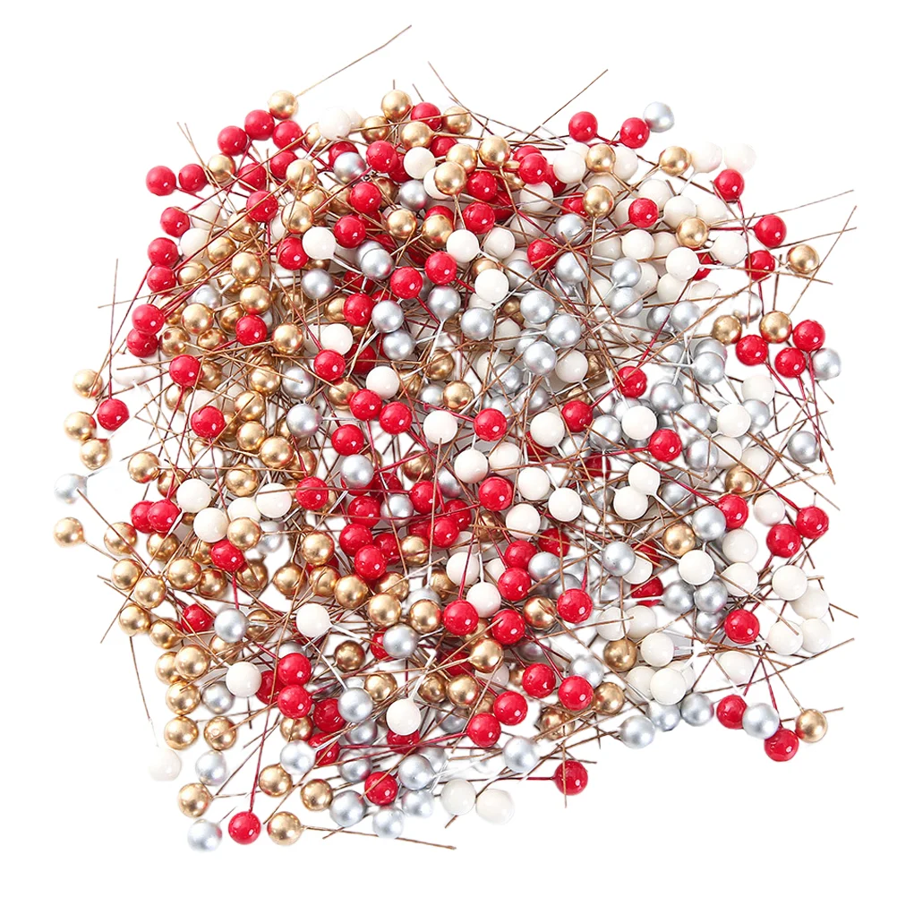 

200 Holly Berry Picks for Christmas Tree Winter Fruit Stem Christmas Berry Artificial Red Berries Vase Filler Berries