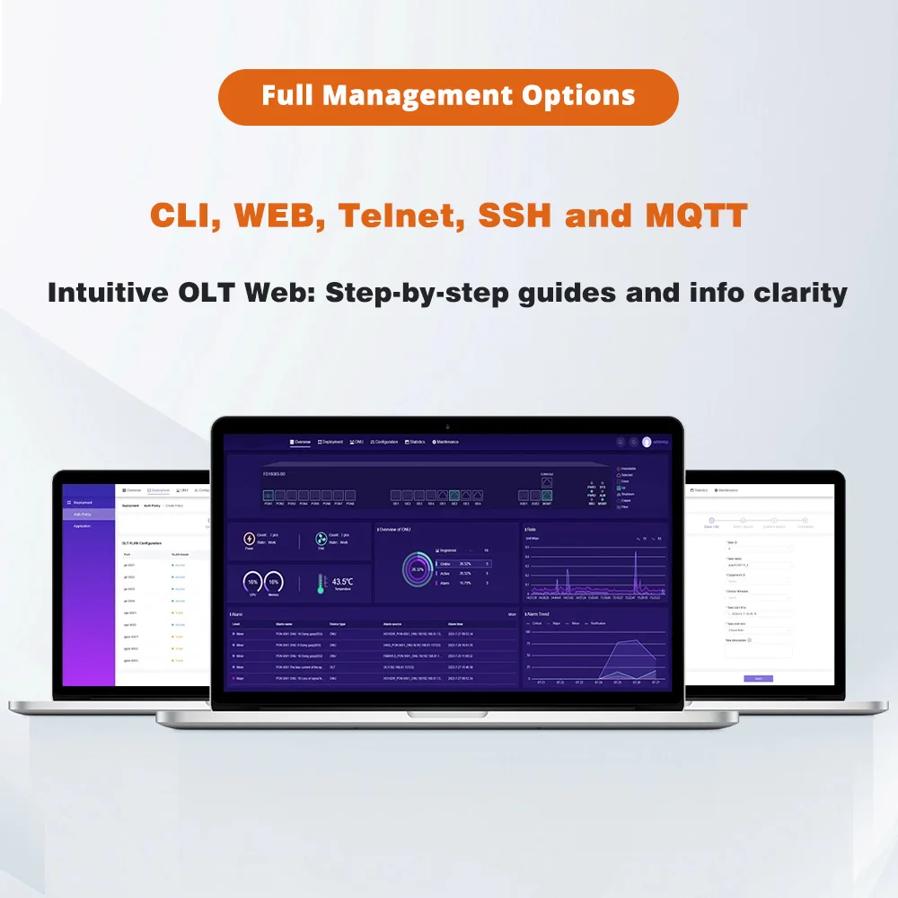 Новый 8-портовый оптоволоконный кабель Cdata FTTH OLT совместимый с GPON и XPON 8 портами PON