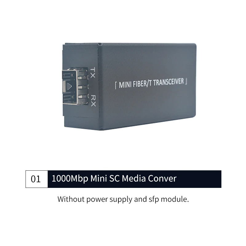 Гигабитный мини медиа конвертер слот SFP модуль приемопередатчика 100/1000 м 1 RJ45
