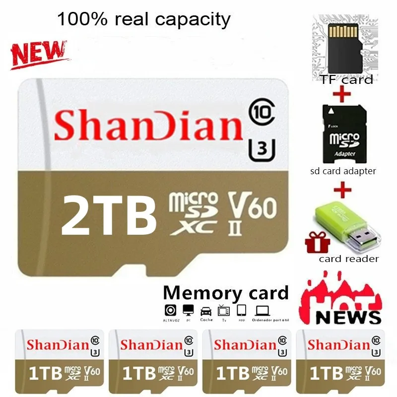 

Latest100% high speed and large capacity 2TB/1TB512gb/256GB/128GB USB drive micro SDHC micro SD SDHC card 10uhs 1tF memory card