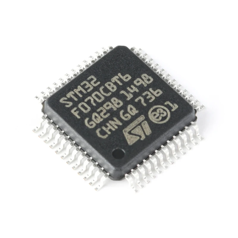 

10PCS/Pack New OriginalSTM32F070CBT6 LQFP-48 ARM Cortex-M0 32-bit microcontroller -MCU