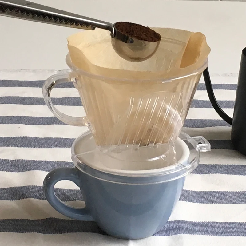 

Small Plastic Cone Reusable Coffee Filter Baskets Mesh Strainer Pour Over Coffee Dripper 102 Drip Type