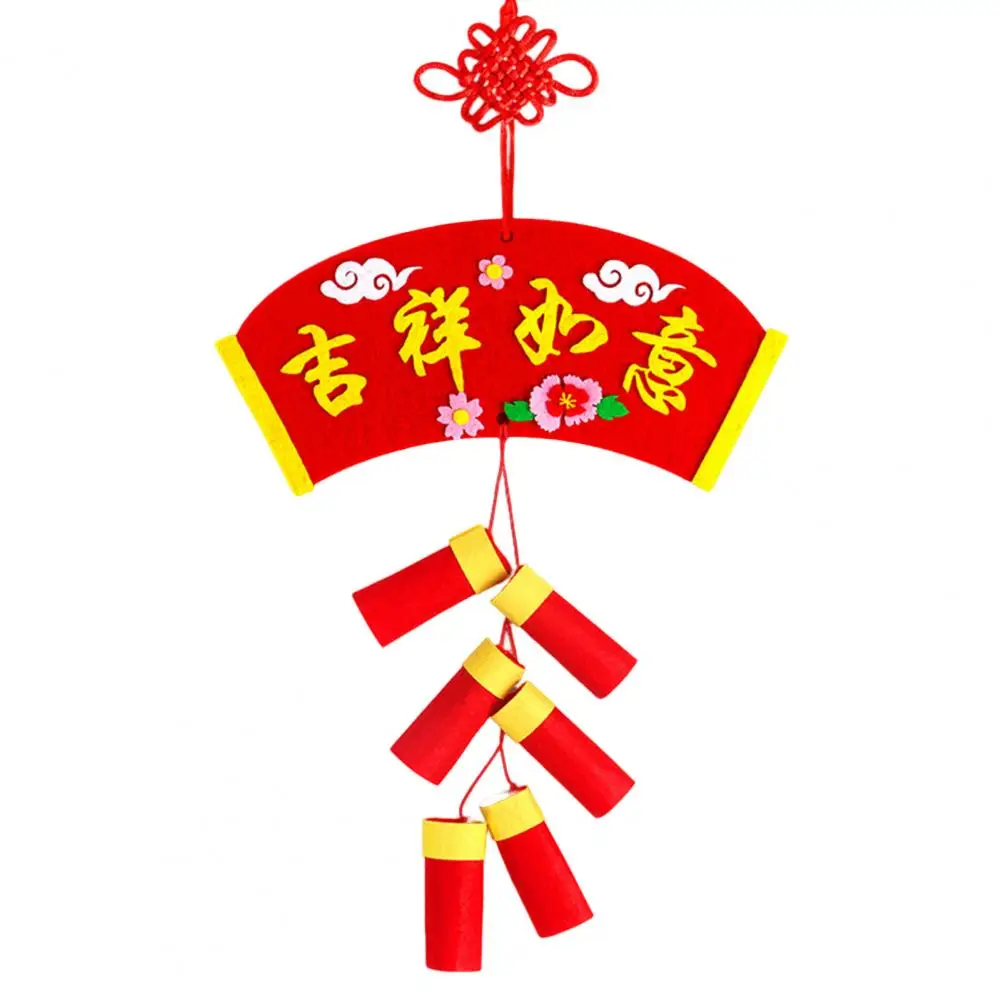 

Handmade Pendant Ornamental Various Styles Blessing Words Children Gift DIY Festival Pendant 2023 Year Ornament