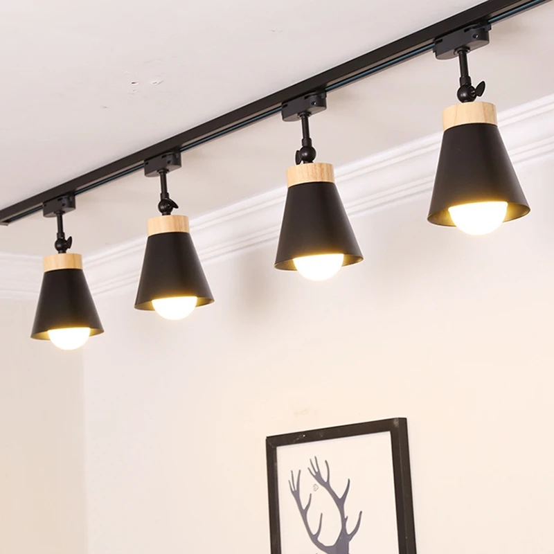 LED Track Light 9W Aluminum Track Rail Lights Lampshade Trac