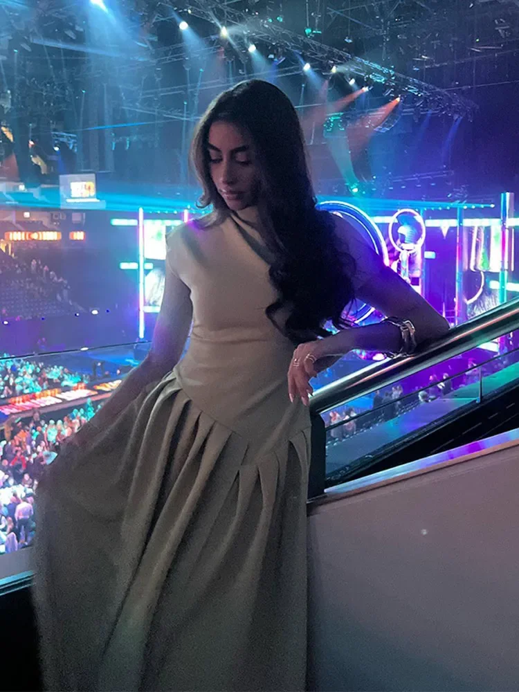 DSMTRC 2024 Новые повседневные офисные женские платья уличная одежда элегантное