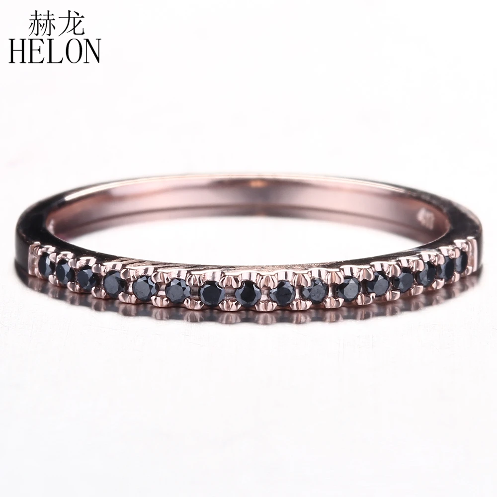 Женское кольцо HELON из розового золота 18 К 14 к 10 с бриллиантами